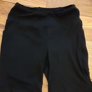 Black Biker Shorts with Pockets